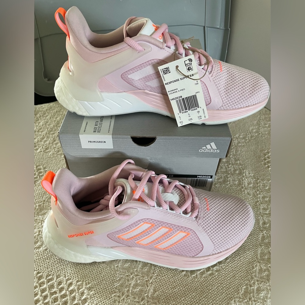 adidas Women’s Pink and Coral Training Sneakers